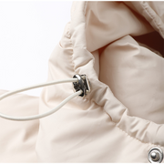 Abigail – Lange Pufferjacke mit hohem Kragen für Damen | Ultrawarmer, langer Steppmantel