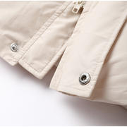 Abigail – Lange Pufferjacke mit hohem Kragen für Damen | Ultrawarmer, langer Steppmantel
