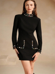 Elegantes Kristall-Minikleid für besondere Anlässe
