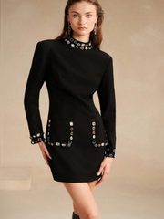 Elegantes Kristall-Minikleid für besondere Anlässe