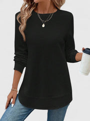 Arvenne Top mit Seitenschlitz | Übergangsjacke für Damen