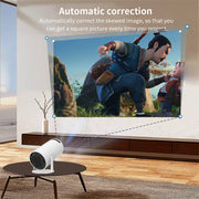 Avelena | Tragbarer 4K Smart Projektor mit Wifi & Bluetooth 180 Grad Projektionswinkel Autofokus