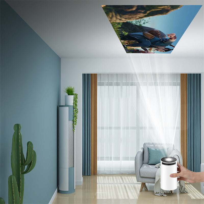 Avelena | Tragbarer 4K Smart Projektor mit Wifi & Bluetooth 180 Grad Projektionswinkel Autofokus