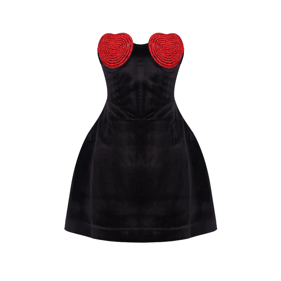 Ariella - Elegantes trägerloses Minikleid