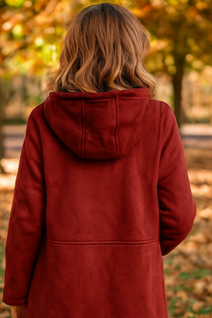 Serena Klassische Fleecejacke | Rot