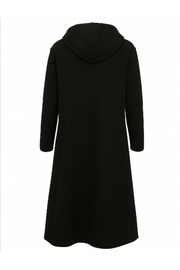 Nana Hoodie mit Reißverschluss | Schwarz