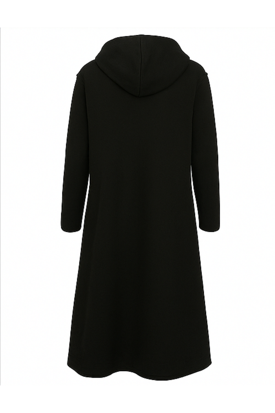 Nana Hoodie mit Reißverschluss | Schwarz