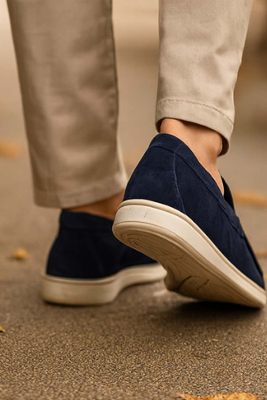 Chase Elegante Wildleder-Loafer | Blau