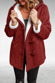 Serena Klassische Fleecejacke | Rot