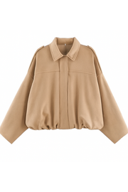 Nala Vintage Oversized Jacket | Beige