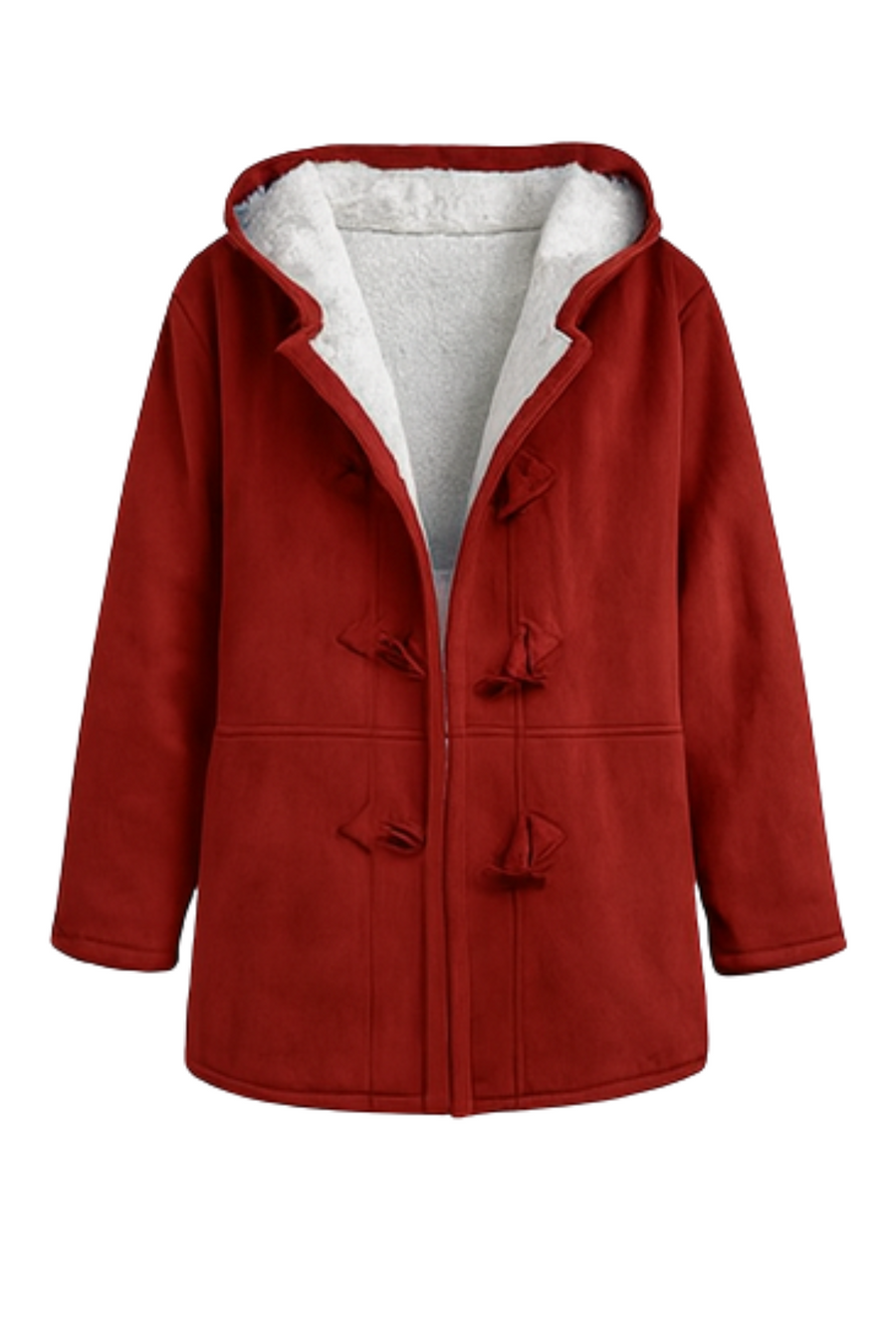 Serena Klassische Fleecejacke | Rot