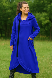 Nana Hoodie mit Reißverschluss | Blau