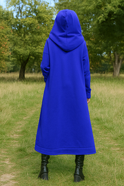 Nana Hoodie mit Reißverschluss | Blau
