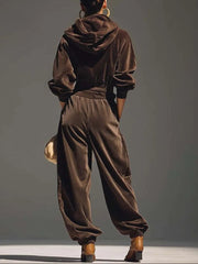Lina | Modernes Damen Ensemble Hoodie und Hose