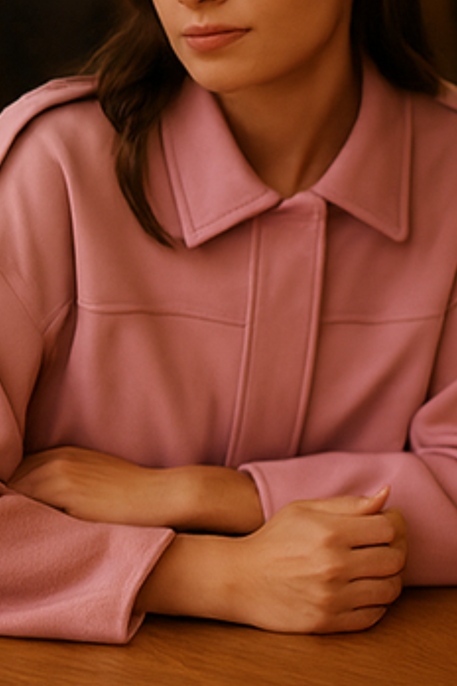 Nala Vintage Oversized Jacket | Rosa