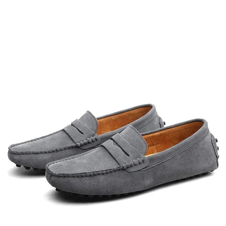 Heidi-Mode | Mocassins für Männer aus Wildleder, auch in großen Größen