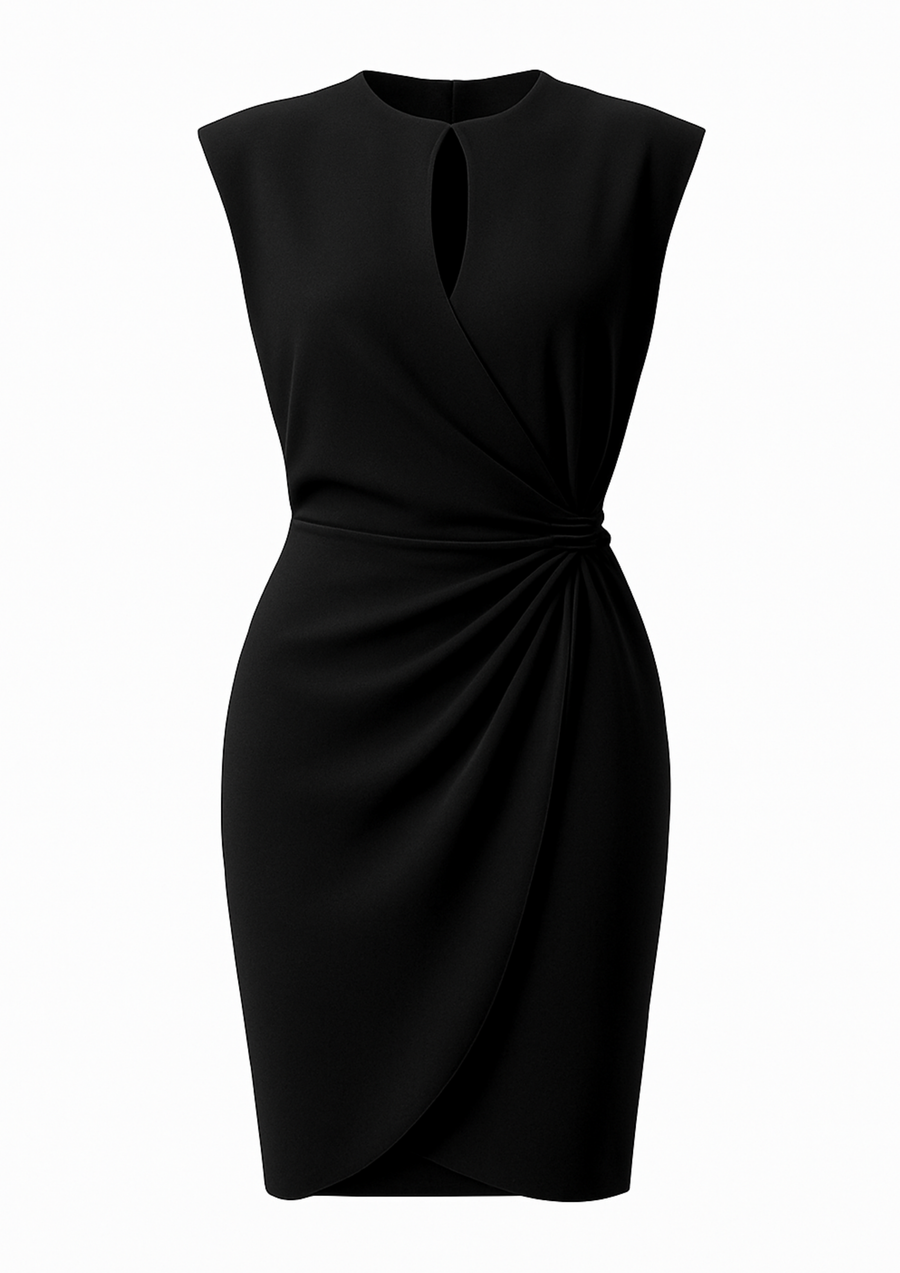 Mirabel Zeitloses Chic-Kleid | Schwarz
