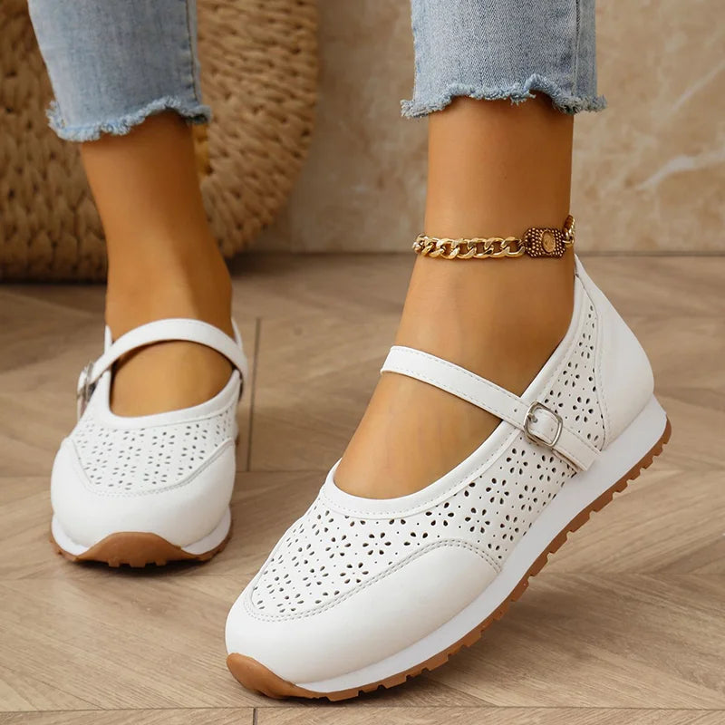 Jewell - Atmungsaktive Orthopädische Lederschuhe
