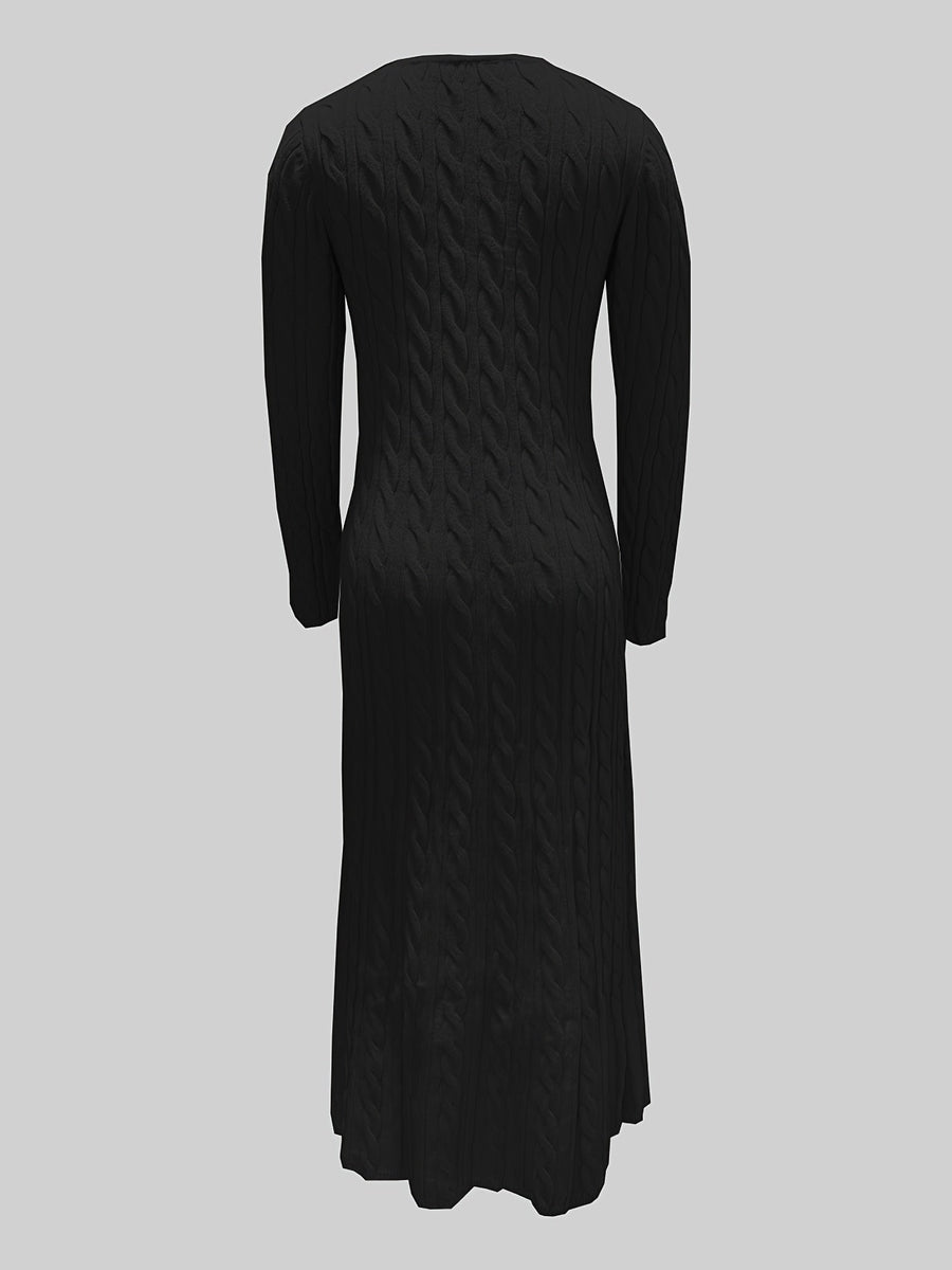 Laura | Elegantes Damen Maxikleid bequem getragen