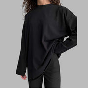 Bequemes | Oversize Langarm-T-Shirt-Kleid für dich