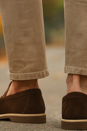 Chase Elegante Wildleder-Loafer | Braun