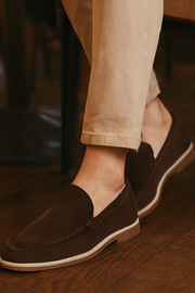 Chase Elegante Wildleder-Loafer | Braun
