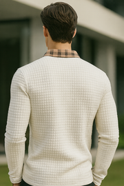 Joven | Polo Shirt mit Rautenmuster