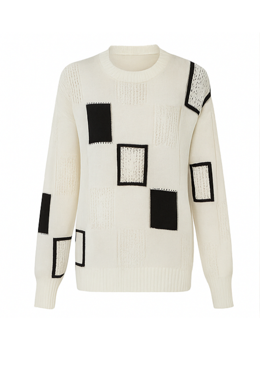Ayla Strickpullover | Weiß