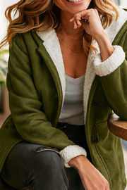 Serena Klassische Fleecejacke | Grün