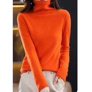 Heidi-Mode | Luxe Cashmere Pullover Damen Weicher Rollkragenpullover, Warm & Stilvoll