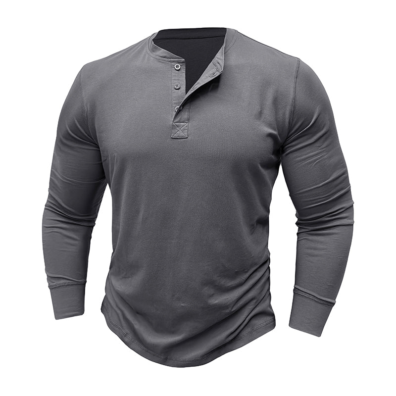 TILMAN - LANGÄRMLIGES TAILLIERTES T-SHIRT