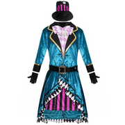 Damen Halloween Kostüm Zirkus | Jacke mit Minirock Set