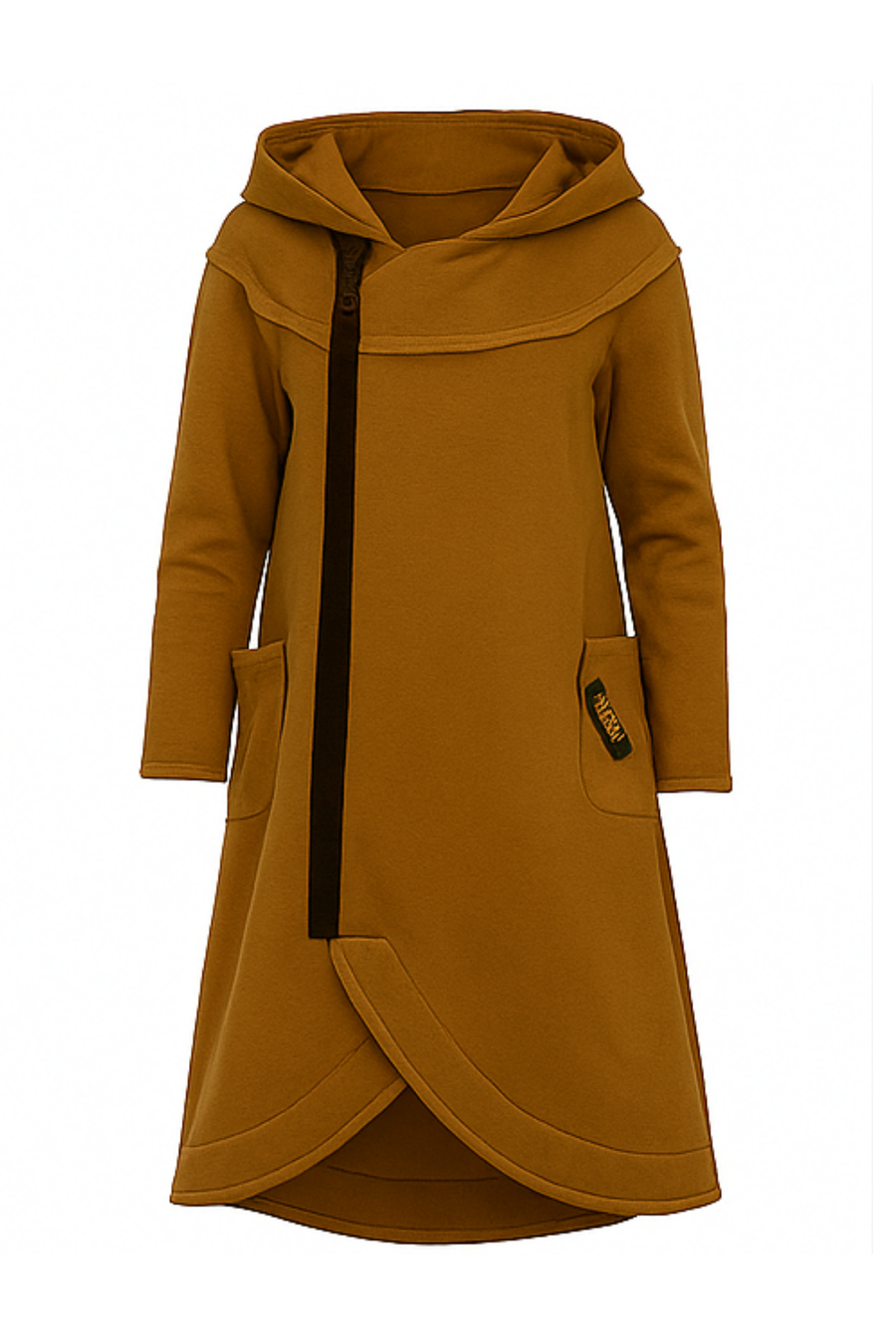 Nana Hoodie mit Reißverschluss | Braun