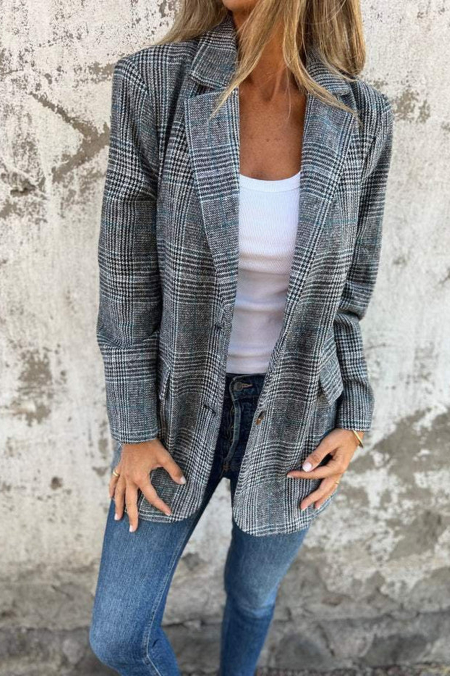 Flora Stilvolle Jacke | Schwarz