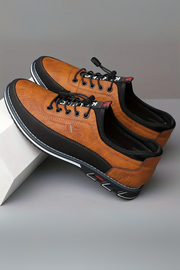 Bertholdt Eleganter Herrenschuh für Alltag & Komfort | Karamell
