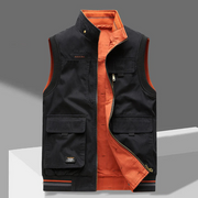 Martin Luxus-Bodywarmer | Schwarz Orange