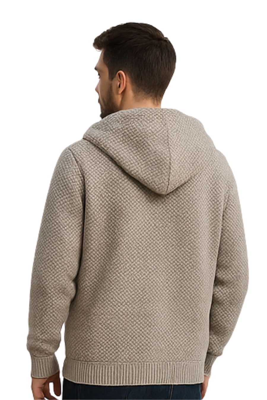 Henry Strick-Hoodie | Hellgrau