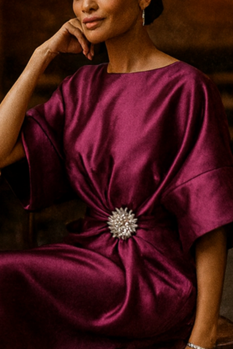 Anne Langes Abendkleid | Rot