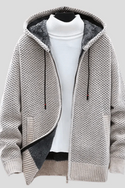 Henry Strick-Hoodie | Hellgrau
