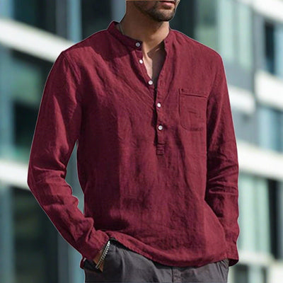 Cyrano | Schlankes Leinen-Komfort-Hemd