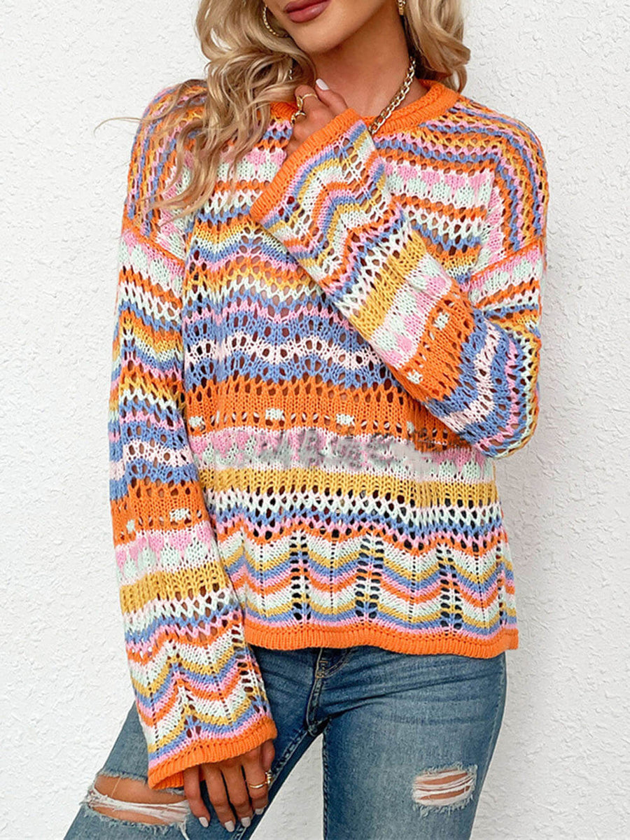 Langer Wochenendpullover