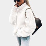 Rollkragenpullover Damen Oversized