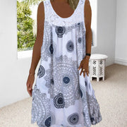 Heidi-Mode | Ärmeloses Plus-Size Sommerkleid