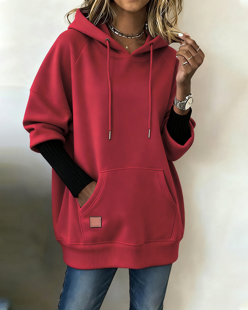 Lara | Damen Hoodie modern & elegant casual getragen