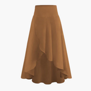 Plisseerock Damen - Eleganter Midirock mit Falten-Design