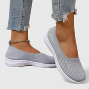 Lara | Damen Leichte Slip-On Strick Ballerinas
