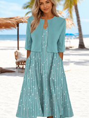 Waneesa - Elegantes Midikleid in zwei Teilen