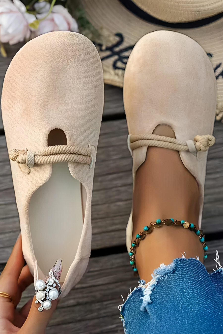 Naida - Stilvolle Schuhe mit runder Spitze