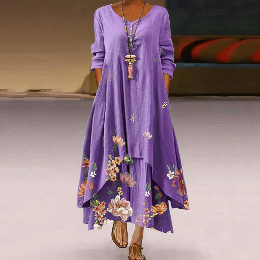 Heidi-Mode | Elegantes Baumwollkleid Leicht und Stilvoll für Jeden Anlass