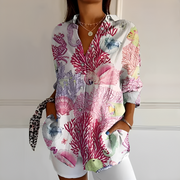 Eleanor - Stilvolle Bluse mit Knopfleiste
